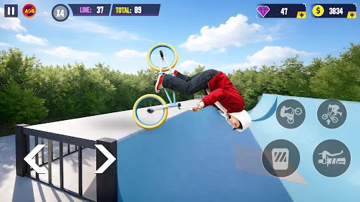 Gameplay screenshot 1 from BMX Playground - Sports game